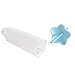 Chichic Popsicle Molds, Ice Pop Maker, Ice Pop Molds, BPA-Free, Repeated Use, Set of 6 (Diamond, Sky Blue)