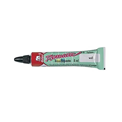 LUTH Premium Profi Parts Emaillelack weiß für Waschbecken Badewanne Dusche etc. 8ml