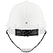 NoCry Heavy Duty Hard Hat - Construction Safety Helmet with Adjustable 4-Point Suspension System, 2-Inch Brim. White