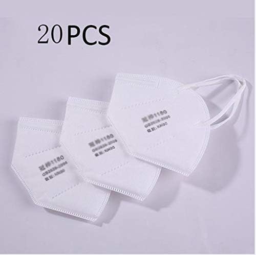 GPFDM 20PCS Disposable Respiratory Mask for Dust N95 Anti-Virus and PM2.5 Mask, Mask Dust Face Mask, Flow Valve Smoke Anti-Infection Safety Mask