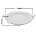 Lemonbest 6W LED Panel Light + LED Driver , Round Recessed Downlight, Warm White