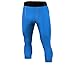 ETAOLINE Men's 3/4 Compression Base Layer Tights Pants Running Leggings
