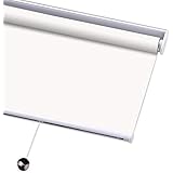 PASSENGER PIGEON Blackout Window Shades, Premium Free-Stop Cordless UV Protection Custom Roller Blinds, White-Custom Size (Please Contact Customer Service for Price)