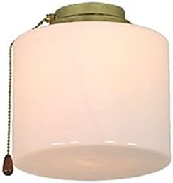 Casafan - Kit luminaire Pour ventilateur de plafond 1B LAITON Poli Versions Eco Elements, Carribean Dream, Satin Star, Royal, merkur
