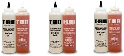 System Three 1100K16 T-88 Kit, 1 Quart Bottle, Amber (3-(Pack))
