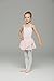 JEE.MDNMD.OO Girls' Flutter Sleeve Skirted Leotard Ballet Pink