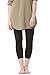 Fishers Finery Ecofabric Capri Legging; Casual Lounge Legging (Black, XL)