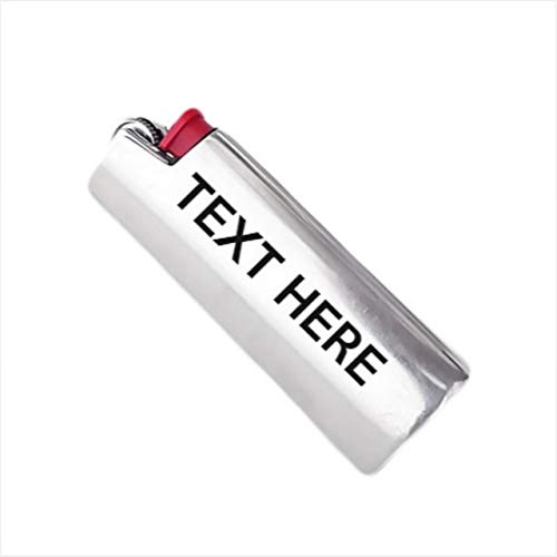 Laser Engraved Your Custom and Personalized Metal Lighter Case Fits with Bic Standard Lighter on Size J6