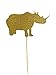 30 Pack Gold Glitter Jungle Animal Toppers Cupcake Picks Jungle Animals for Jungle safari Animals Party Baby Showers Birthday Party Cake Decorations