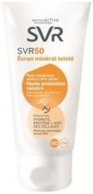 SVR 50 Tinted Mineral Sunscreen 50ml - Dry to Very Dry Skin Great Skin Fast Shipping