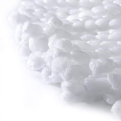 Microfiber Mop Head Refill for Spin EasyWring Mop Replacement Head, White (3 Pack)