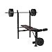 CAP Barbell Weight Benches w/ 100-Pound Weight Set (CAP Barbell FMS-CS100 Standard Bench)