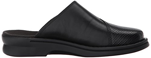 CLARK'S Women's Patty Tayna Mule, Black Leather, 8 W US