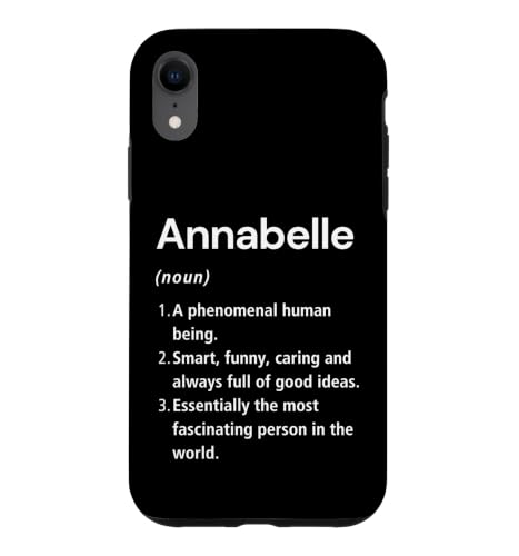Annabelle Name Definition Dictionary Case for iPhone XR