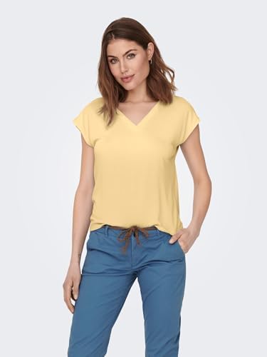 Onlfree Life S/S Mod.V-Neck Top JRS Noos