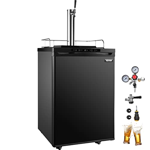 VEVOR Kegerators Beer Dispenser, Full Size Beer Kegerator Refrigerator