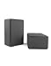 2 Pack 9 inches x 6 inches x 4 inches Black Yoga Blocks - Saver Pack
