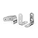 uxcell 40mm x 40mm x 17mm Stainless Steel 90 Degree Angle Bracket 10 Pcs