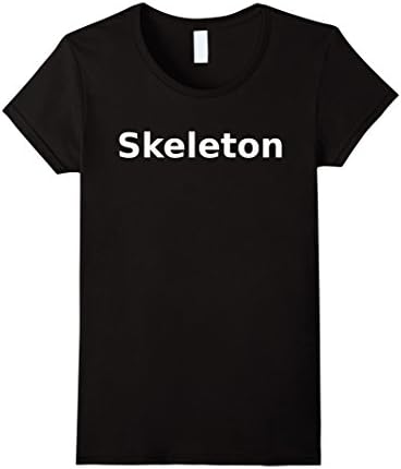Womens Skeleton T-Shirt. Board Game Role Playing LARP Halloween RPG Medium Black
