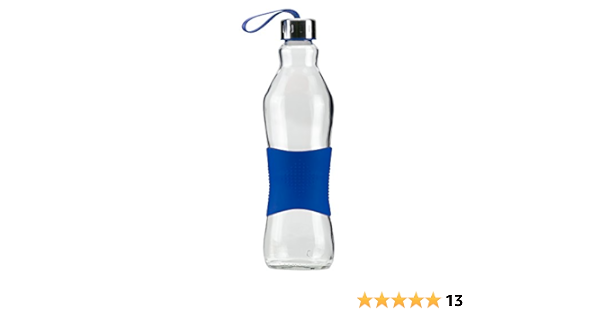 Grip & Go Botella de vidrio para beber/ para nevera 1.0L ...