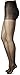 No Nonsense Women's Graduated Compression Smart Support Control Top Pantyhose, Midnight Black, B