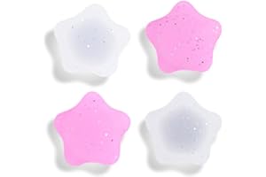 NANANINO Silicone Joycon Thumb Grip Caps, Soft Joystick Cover Caps Compatible with Nintendo Switch/OLED/Switch Lite, 4PCS - Stars