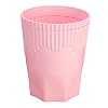 MADHEHAO Vuilnisbak Prullenbak huishoudelijke toiletpapier mand met drukring zonder deksel, blauw, maat: 23,5 * 30CM…