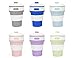 Collapsible Coffee Travel Mug -CLTEIN Certified BPA Free Food-Grade Silicone Coffee Cup Pocket-Sized Camping Mug with Lid Reusable for Travel and Hiking,Dishwasher & Microwave Safe-12oz (Green)