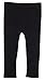 Silky Toes Infant, Baby, Toddler Knit Leggings, Cotton Pants for Girls and Boys, (Black, 12-18M)