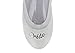 White Bride & Bridesmaid Fold Up Ballet Flats-Foldable Bridal Wedding Party Shoes with Bride Print-Cute Purse unfolds into a Tote Carry Bag (Large Size 9-10)