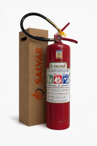 Extintor de Incêndio ABC 6 Kg, Validade 5 Ano + Placa | Extintor ABC 6 Kg 4A-40BC - 5 anos