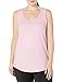 JUST MY SIZE womens Shirt-tail tank top and cami shirts, Pale Pink, 4X US