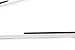 Popular Design Products 50 pc White Plastic Hangers with Built-in Grip Strip Non-Slip Pads - Perfect for Dresses, Blouses and Pants - Work Great for Shirts, Ties, Scarves and Sweaters