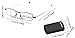 SOOLALA Reading Glasses Superlightweight Compact Mini Foldable Readers