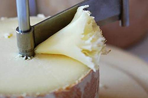 BRIN'X - Tete de Moine Classic - Rohmilchkäse - halber Laib ca. 400g – Bild 4