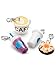 LaurDIY 37600019 First Coffee Charm Pack Multicolor