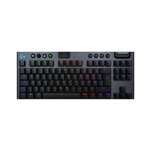 Logitech G G915 X LIGHTSPEED TKL - Kabellose flache Gaming-Tastatur,