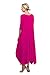 Love In 3/4 Long Sleeve Round Neck High Low Flared Maxi Dress W/ Pocket