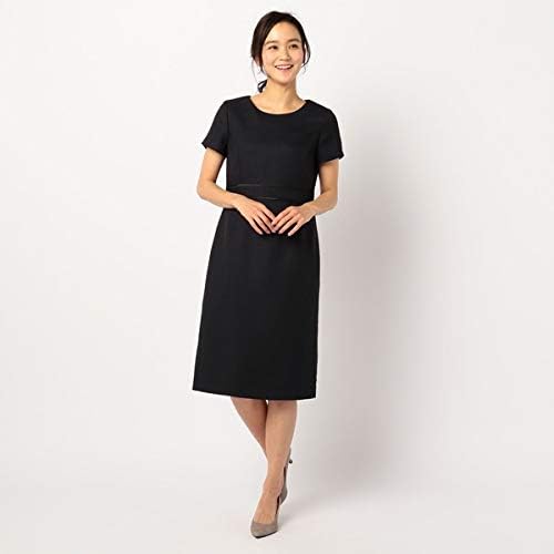 Amazon ノーリーズ レディース Nolley S ファンシーツイードワンピース ネイビー 38 ワンピース チュニック 通販