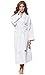 Turquaz Linen Lightweight Long Waffle Kimono Unisex Spa Robe (XXL, White)