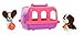 Puppy In My Pocket New 2016 Series 2 Mystery Puppy Carrier- Pink & Purple (Includes 2 Flocked Mystery Puppies in a Carrier)