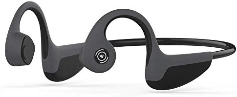 littlejian Bluetooth Headphones, Open Ear Wireless Bone Conduction Headphones/Earphones, Lightweight Sports Headset Microphone Volume Control Listening Cycling Running Gym.