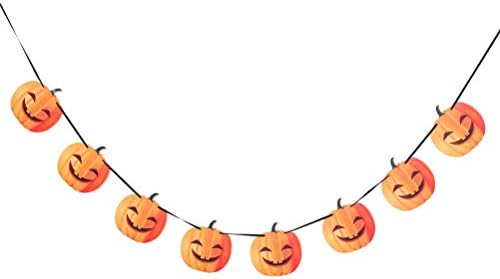 Halloween Banner Orange Pumpkin Hanging Bunting Horror Door