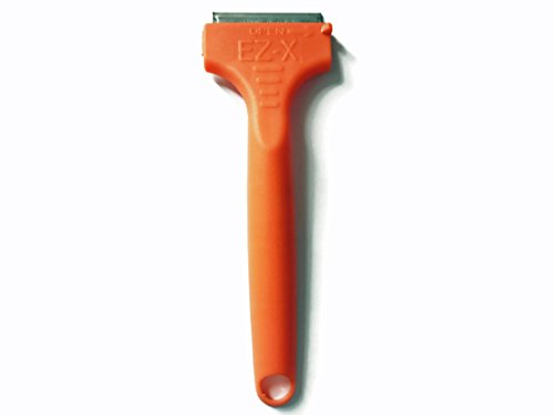 EZ X Razor Blade Scraper with 25 Double Edged Plastic Blades