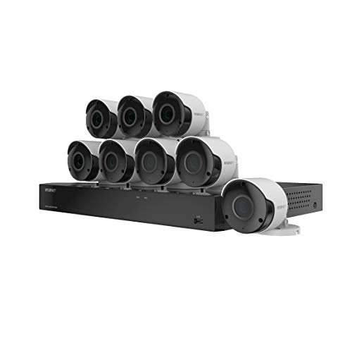 Wisenet SDH-C85085BF 16 Channel Super HD DVR Video Security System with 2TB Hard Drive and 8 5MP Weather Resistant Bullet Cameras (SDC-89445BF) - Thumbnail 7