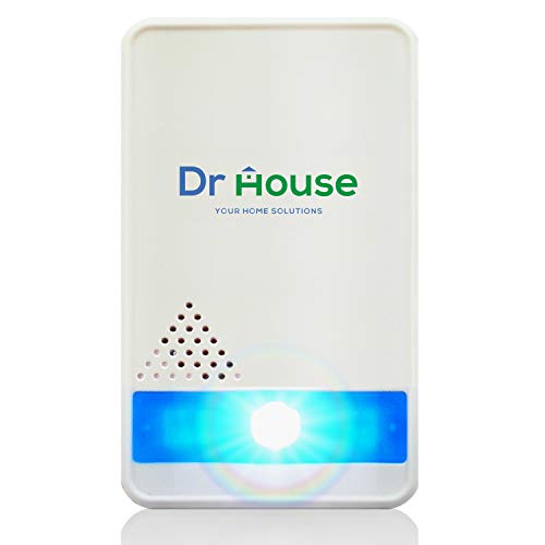 Dr House Ultrasonic Pest Repeller [New 2018 Upgraded] 2-Pack - Electronic and Ultrasound Control, Indoor Plug-in Repellent - Anti Mice, Insects, Bugs, Mosquitos, Rats, Ants, Spiders, Rodents, Roaches