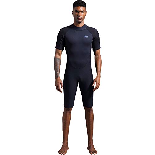 image for dark lightning 2mm Wetsuit Women, Women's Shorty Wet Suit Premium Neop