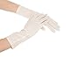 New Kenmont Summer Women Outdoor 100% Cotton Uv Protection Sun Driving Gloves Mittens (Beige) (Beige)