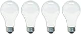 GE Lamps 41032 75-Watt A19, Soft White, 4-Pack