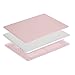MOSISO Plastic Hard Case & Keyboard Cover & Screen Protector & Storage Bag Compatible Newest MacBook Pro 13 Inch, Pure Pink